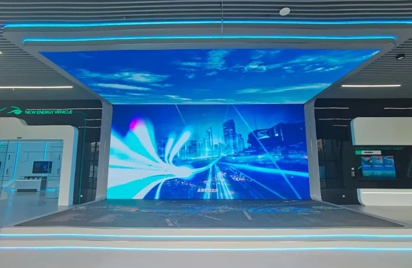 重庆市智能网联新能源汽车零部件展示中心展厅设计 
