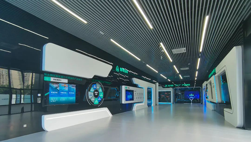 重庆市智能网联新能源汽车零部件展示中心展厅设计